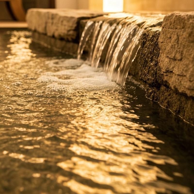 Natural water fountain